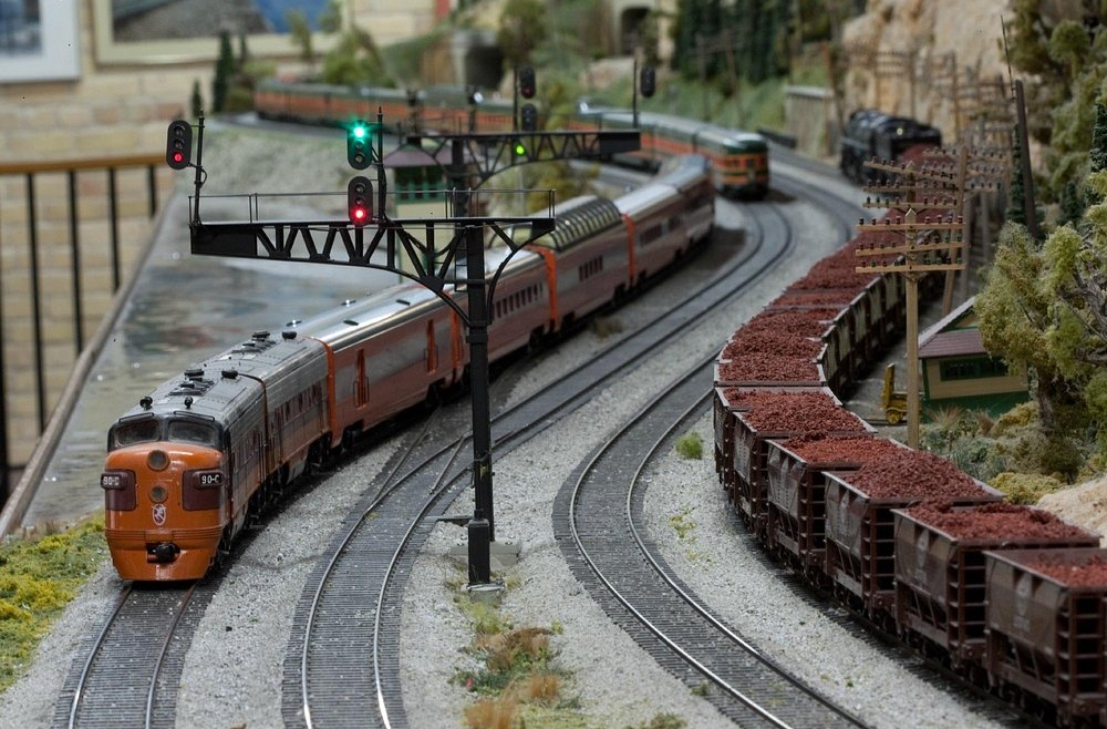 Trains at the Minnesota Model Rail Road Museum