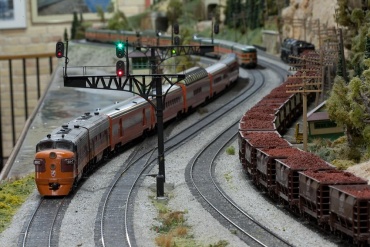 Trains at the Minnesota Model Rail Road Museum