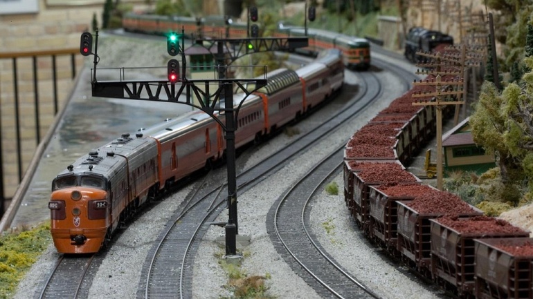 Trains at the Minnesota Model Rail Road Museum